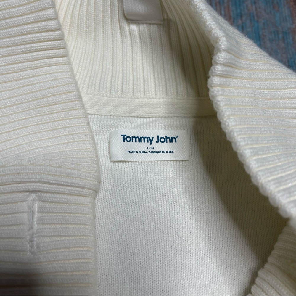 Tommy John Women's Sweater Lounge Henley - Picture 5 of 9